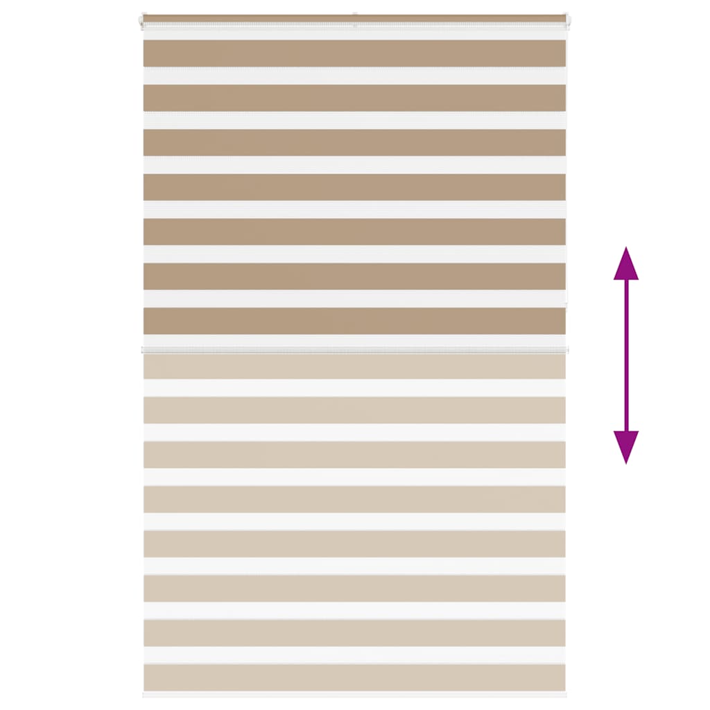 Zebra Blind Sand Brown 145x230 cm Fabric Width 140.9 cm