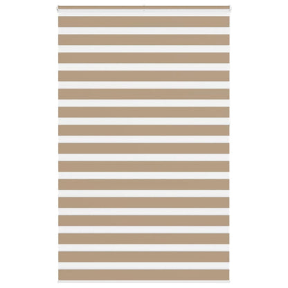 Zebra Blind Sand Brown 150x230 cm Fabric Width 145.9 cm Polyester