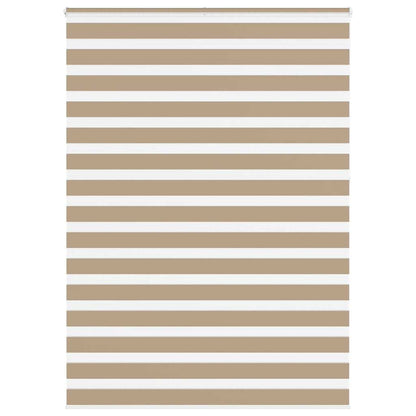 Zebra Blind Sand Brown 160x230 cm Fabric Width 155.9 cm Polyester