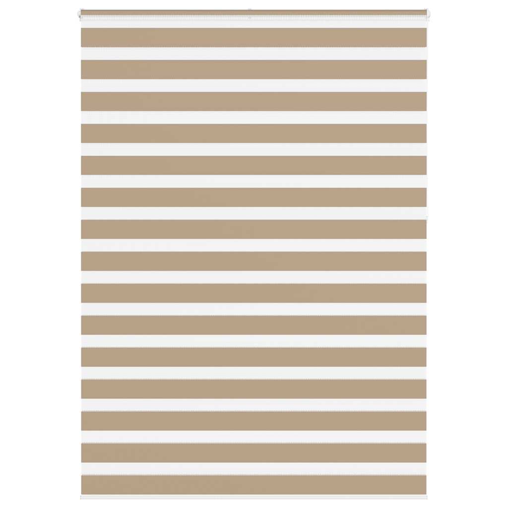 Zebra Blind Sand Brown 165x230 cm Fabric Width 160.9 cm Polyester