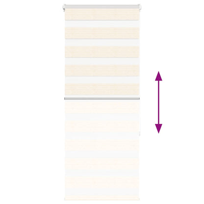 Zebra Blind Marble Beige 65x150 cm Fabric Width 60.9 cm Polyester