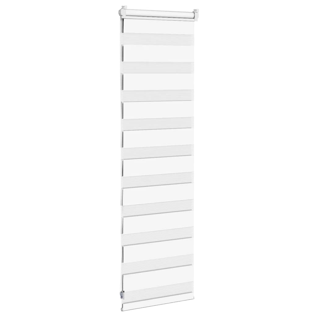 Zebra Blind White 50x100 cm Fabric Width 45.9 cm Polyester