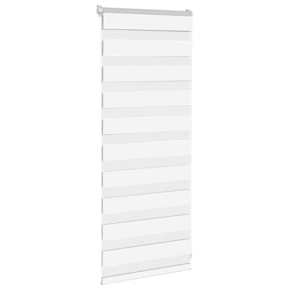 Zebra Blind White 60x100 cm Fabric Width 55.9 cm Polyester