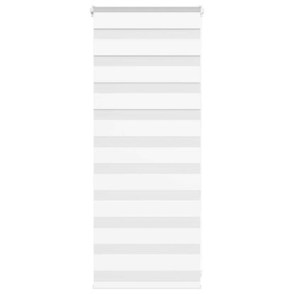 Zebra Blind White 65x100 cm Fabric Width 60.9 cm Polyester
