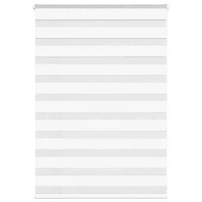 Zebra Blind White 105x100 cm Fabric Width 100.9 cm Polyester