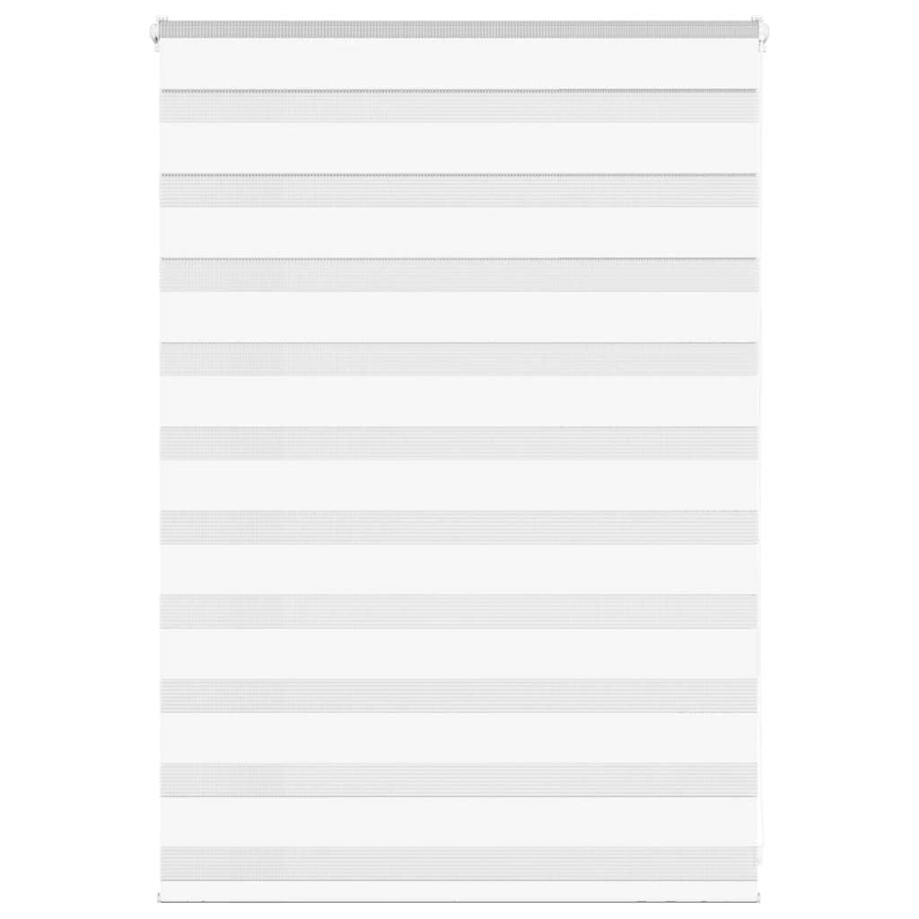 Zebra Blind White 105x100 cm Fabric Width 100.9 cm Polyester