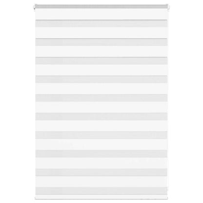 Zebra Blind White 110x100 cm Fabric Width 105.9 cm Polyester