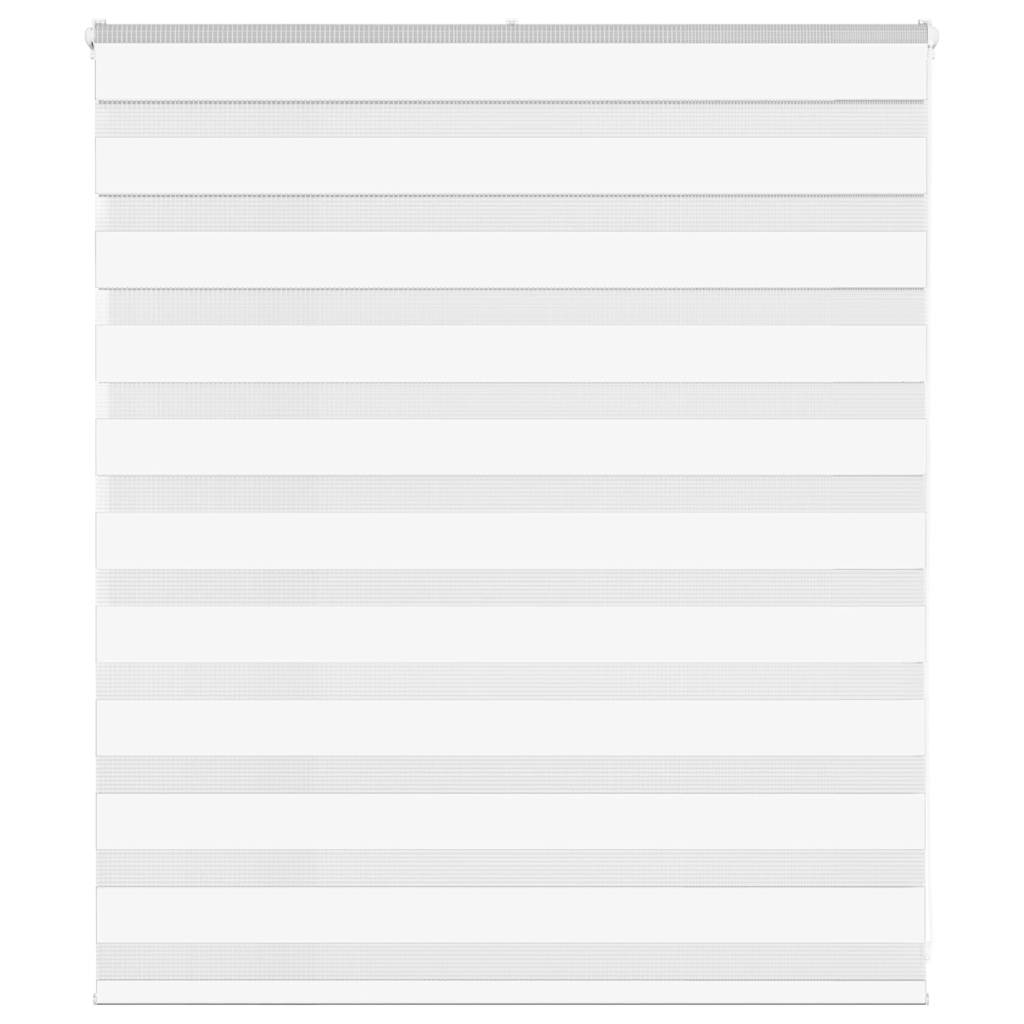 Zebra Blind White 120x100 cm Fabric Width 115.9 cm Polyester