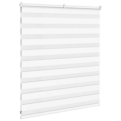 Zebra Blind White 135x100 cm Fabric Width 130.9 cm Polyester