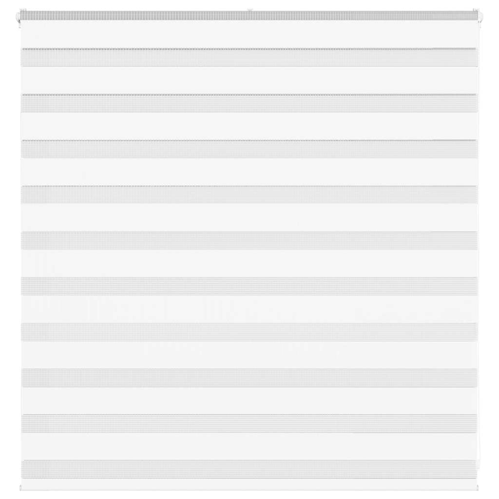 Zebra Blind White 140x100 cm Fabric Width 135.9 cm Polyester