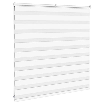 Zebra Blind White 150x100 cm Fabric Width 145.9 cm Polyester