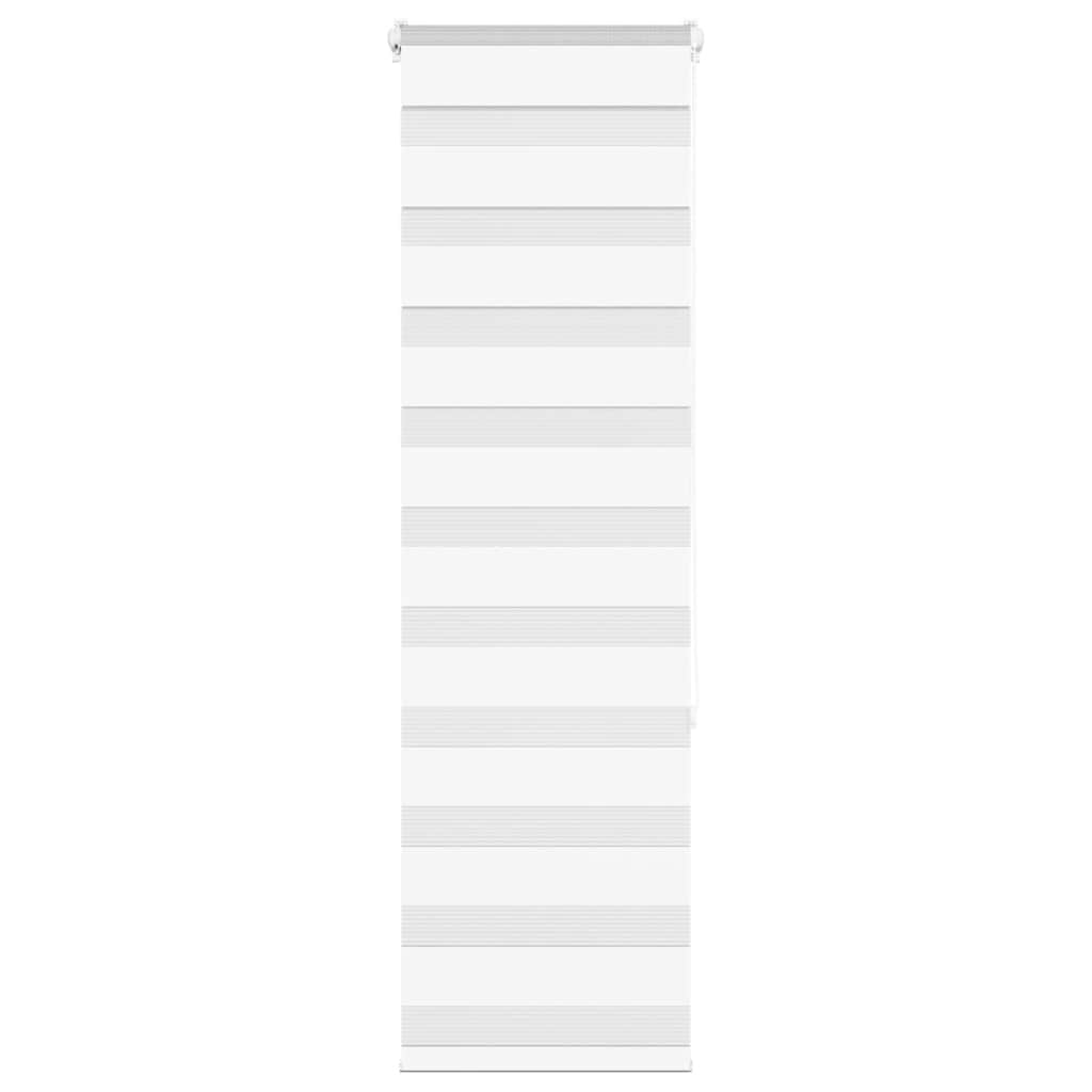 Zebra Blind White 40x150 cm Fabric Width 35.9 cm Polyester