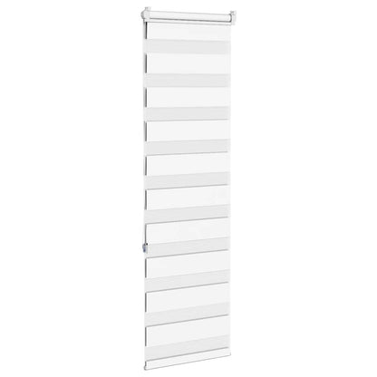 Zebra Blind White 40x150 cm Fabric Width 35.9 cm Polyester