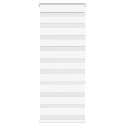 Zebra Blind White 55x150 cm Fabric Width 50.9 cm Polyester