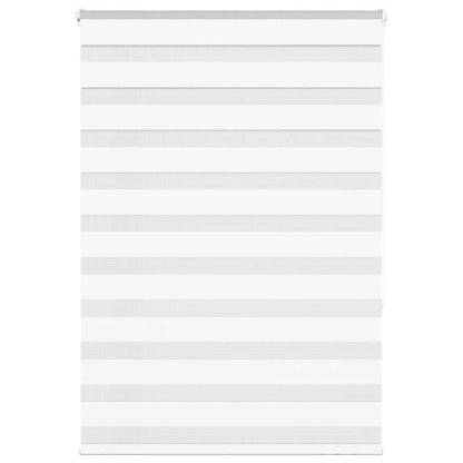 Zebra Blind White 105x150 cm Fabric Width 100.9 cm Polyester
