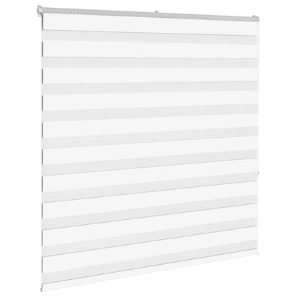 Zebra Blind White 145x150 cm Fabric Width 140.9 cm Polyester