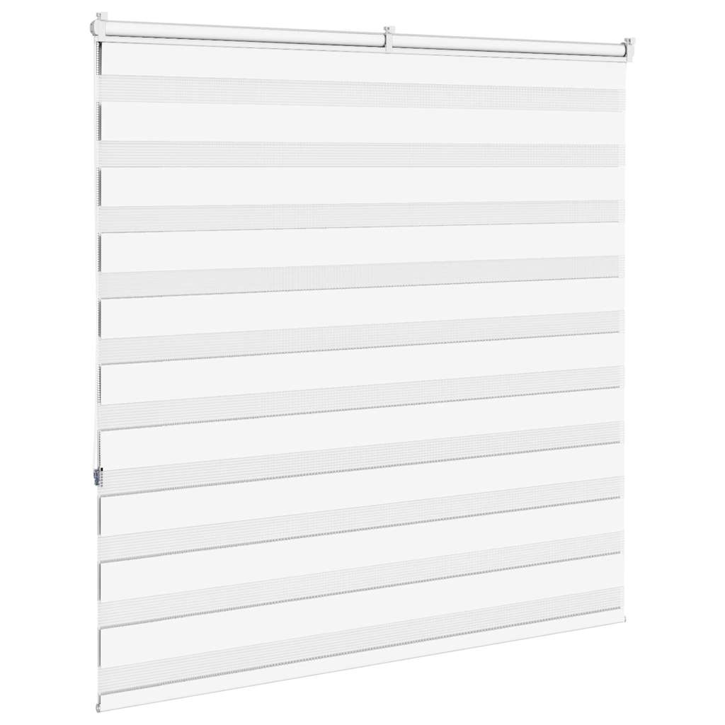 Zebra Blind White 150x150 cm Fabric Width 145,9 cm Polyester