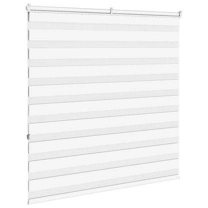 Zebra Blind White 150x150 cm Fabric Width 145,9 cm Polyester