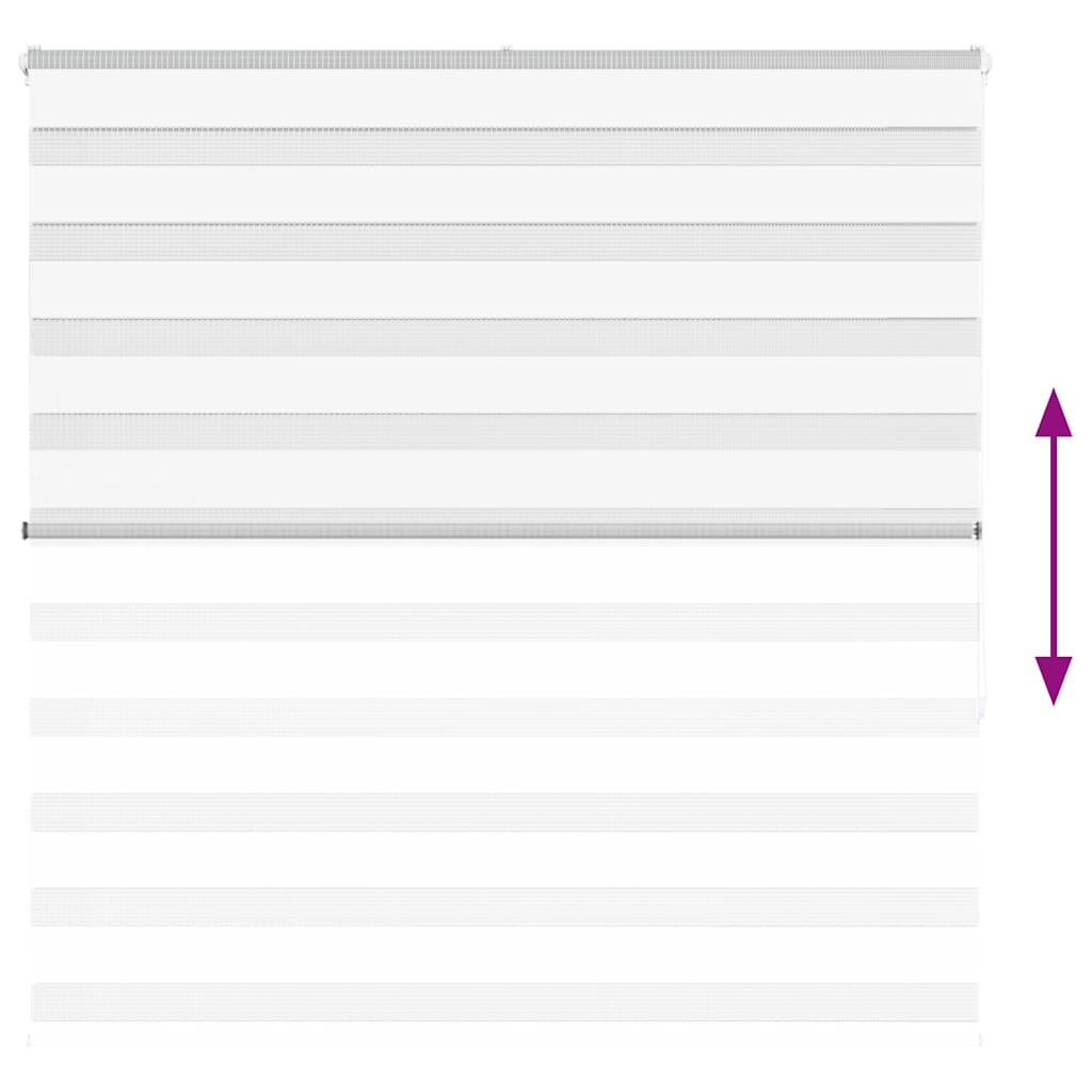 Zebra Blind White 150x150 cm Fabric Width 145,9 cm Polyester