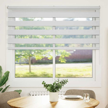 Zebra Blind White 160x150 cm Fabric Width 155,9 cm Polyester