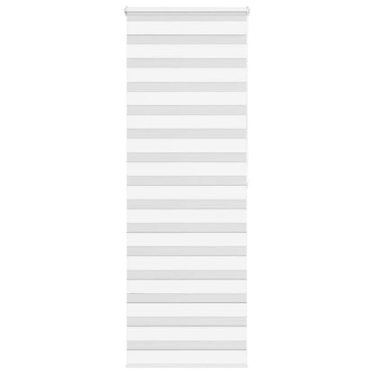 Zebra Blind White 75x200 cm Fabric Width 70.9 cm Polyester