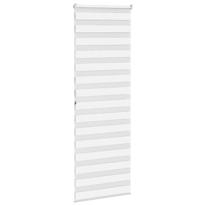 Zebra Blind White 75x200 cm Fabric Width 70.9 cm Polyester