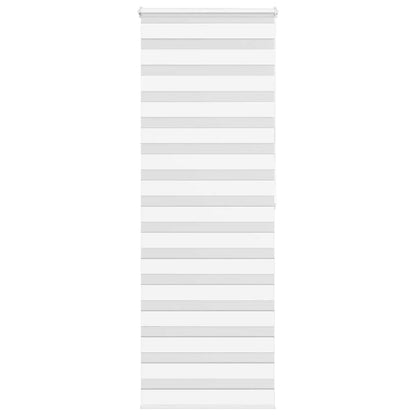 Zebra Blind White 90x200 cm Fabric Width 85.9 cm Polyester