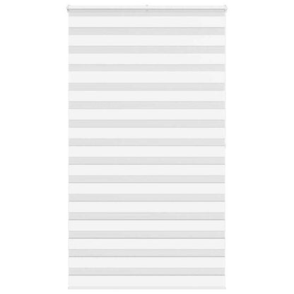 Zebra Blind White 120x200 cm Fabric Width 115.9 cm Polyester
