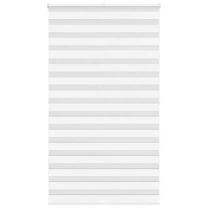 Zebra Blind White 125x200 cm Fabric Width 120.9 cm Polyester