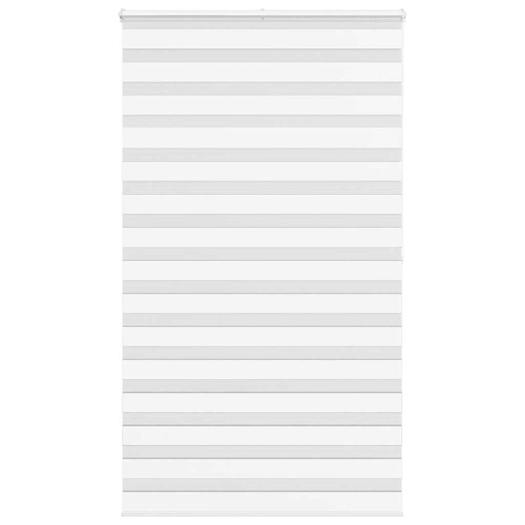 Zebra Blind White 130x200 cm Fabric Width 125.9 cm Polyester
