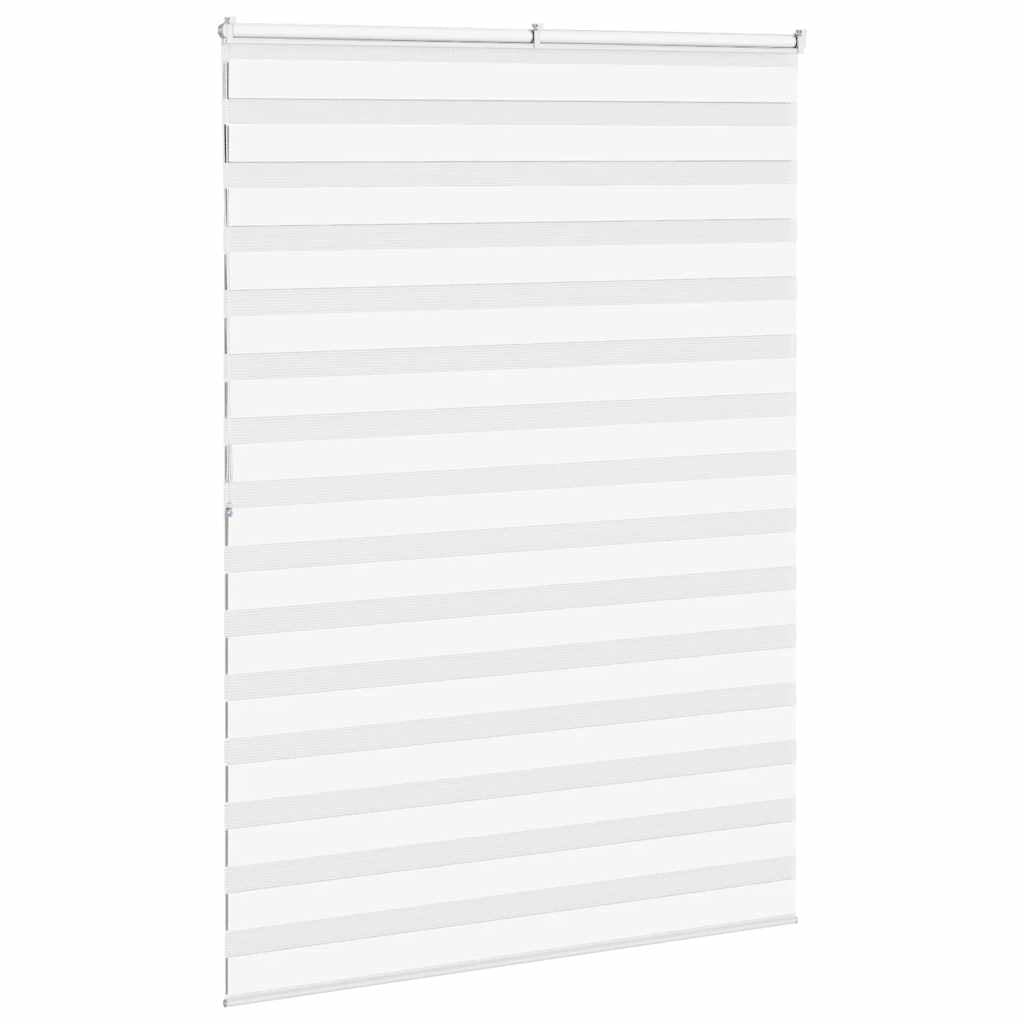 Zebra Blind White 160x200 cm Fabric Width 155,9 cm Polyester