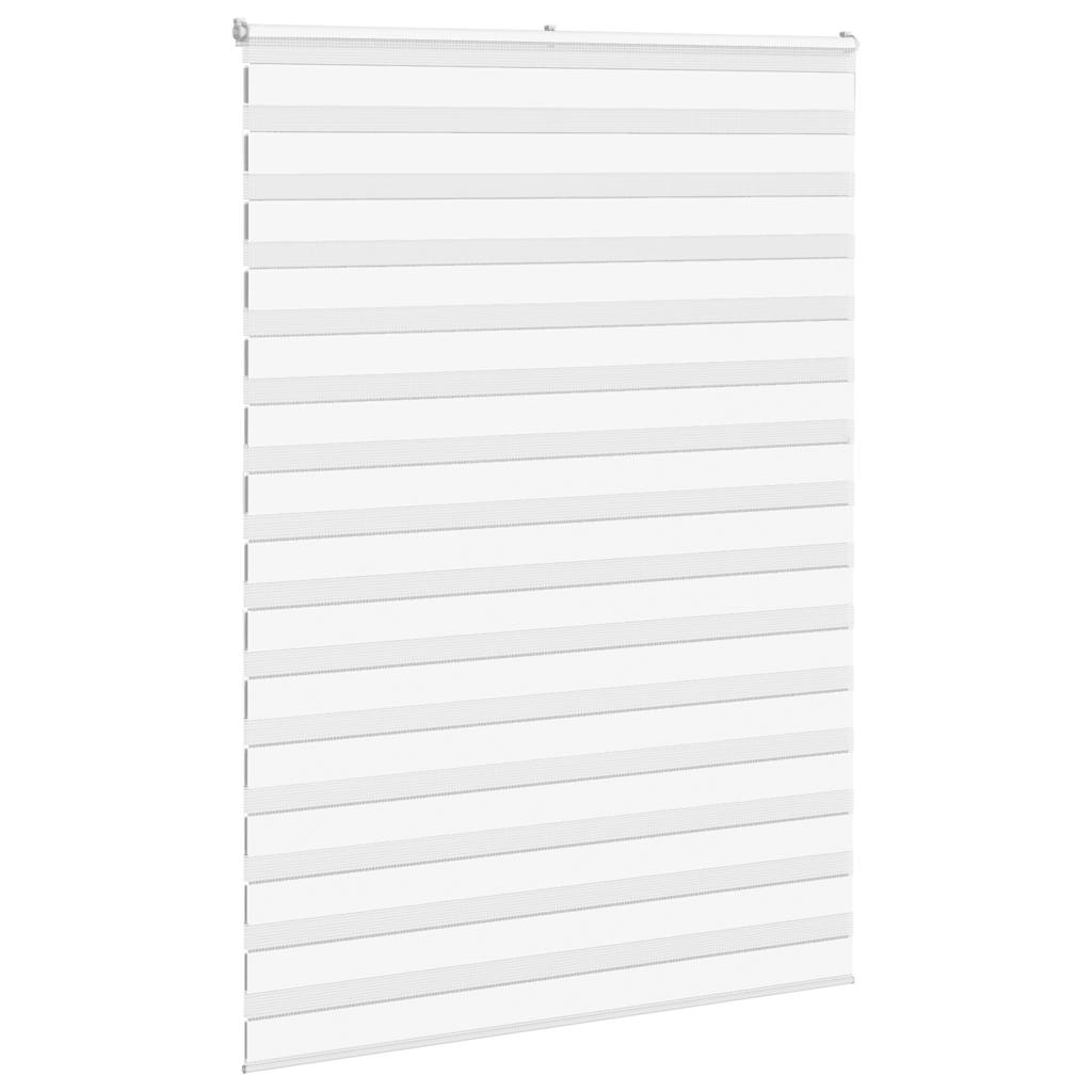Zebra Blind White 165x200 cm Fabric Width 160.9 cm Polyester