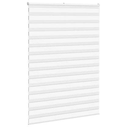 Zebra Blind White 165x200 cm Fabric Width 160.9 cm Polyester