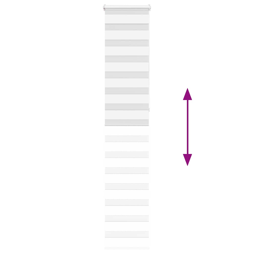 Zebra Blind White 40x230 cm Fabric Width 35.9 cm Polyester