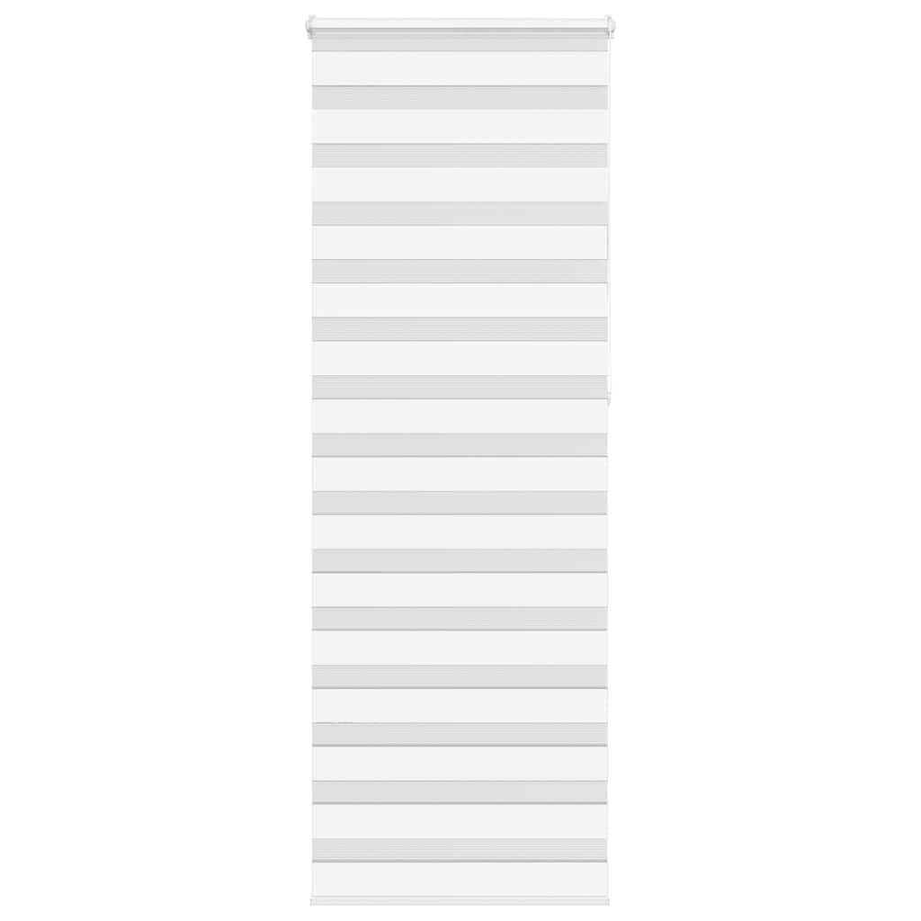 Zebra Blind White 75x230 cm Fabric Width 70.9 cm Polyester