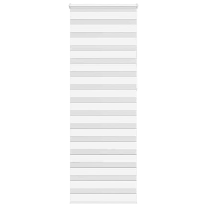 Zebra Blind White 75x230 cm Fabric Width 70.9 cm Polyester