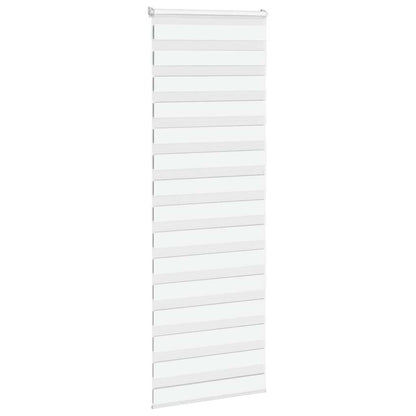 Zebra Blind White 75x230 cm Fabric Width 70.9 cm Polyester