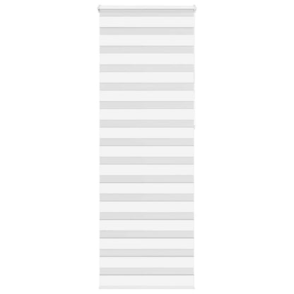 Zebra Blind White 85x230 cm Fabric Width 80.9 cm Polyester