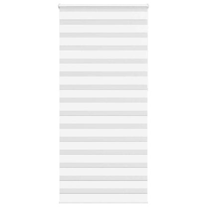 Zebra Blind White 100x230 cm Fabric Width 95.9 cm Polyester