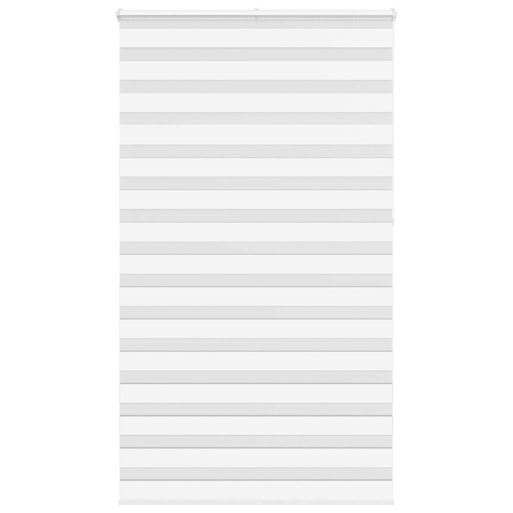 Zebra Blind White 125x230 cm Fabric Width 120.9 cm Polyester