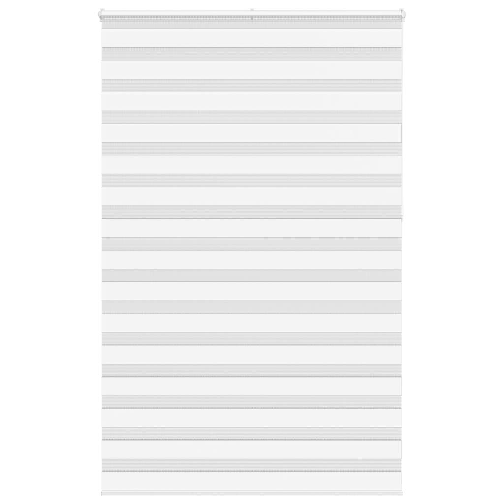 Zebra Blind White 140x230 cm Fabric Width 135.9 cm Polyester