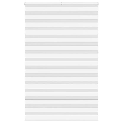 Zebra Blind White 140x230 cm Fabric Width 135.9 cm Polyester