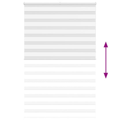 Zebra Blind White 145x230 cm Fabric Width 140.9 cm Polyester