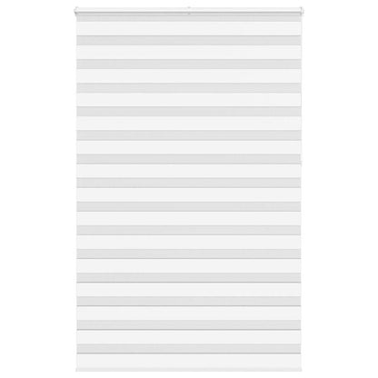 Zebra Blind White 150x230 cm Fabric Width 145.9 cm Polyester