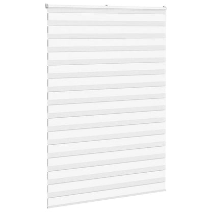 Zebra Blind White 155x230 cm Fabric Width 150,9 cm Polyester