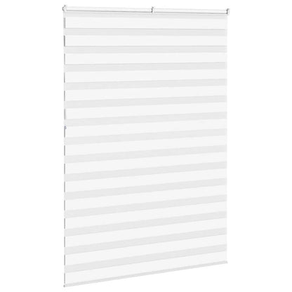 Zebra Blind White 155x230 cm Fabric Width 150.9 cm Polyester