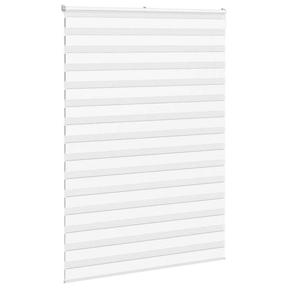 Zebra Blind White 165x230 cm Fabric Width 160.9 cm Polyester