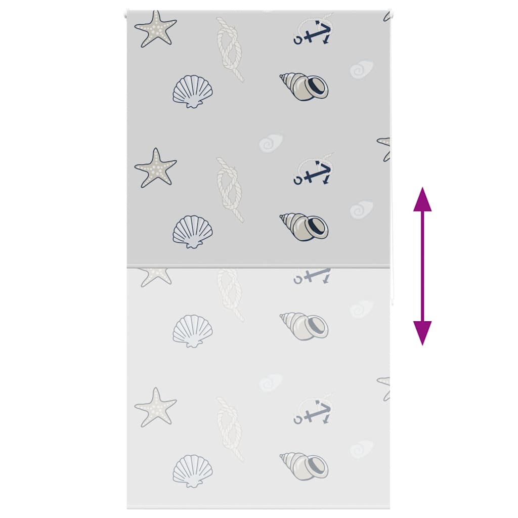 Shower Roller Blind 130x240 cm Fabric Width 126 cm