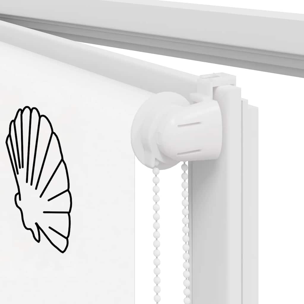 Shower Roller Blind 80x240 cm Fabric Width 76 cm