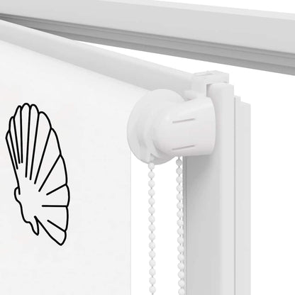 Shower Roller Blind 80x240 cm Fabric Width 76 cm